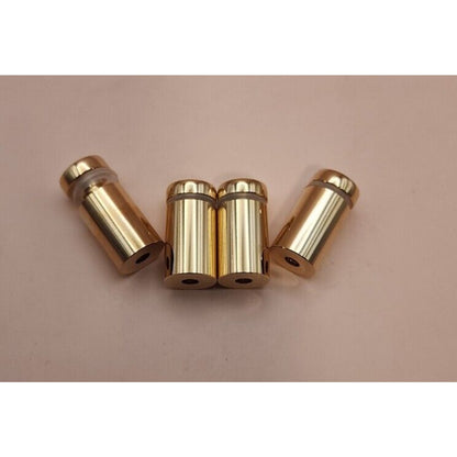 Sign Standoffs, 3/4" - Gold Color - Topnike - CN-1319-BG - Pkg of 4