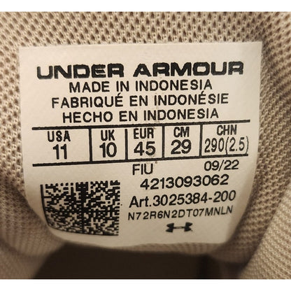 Under Armour Mens Athletic Running Shoes Size 11 Lightly Used