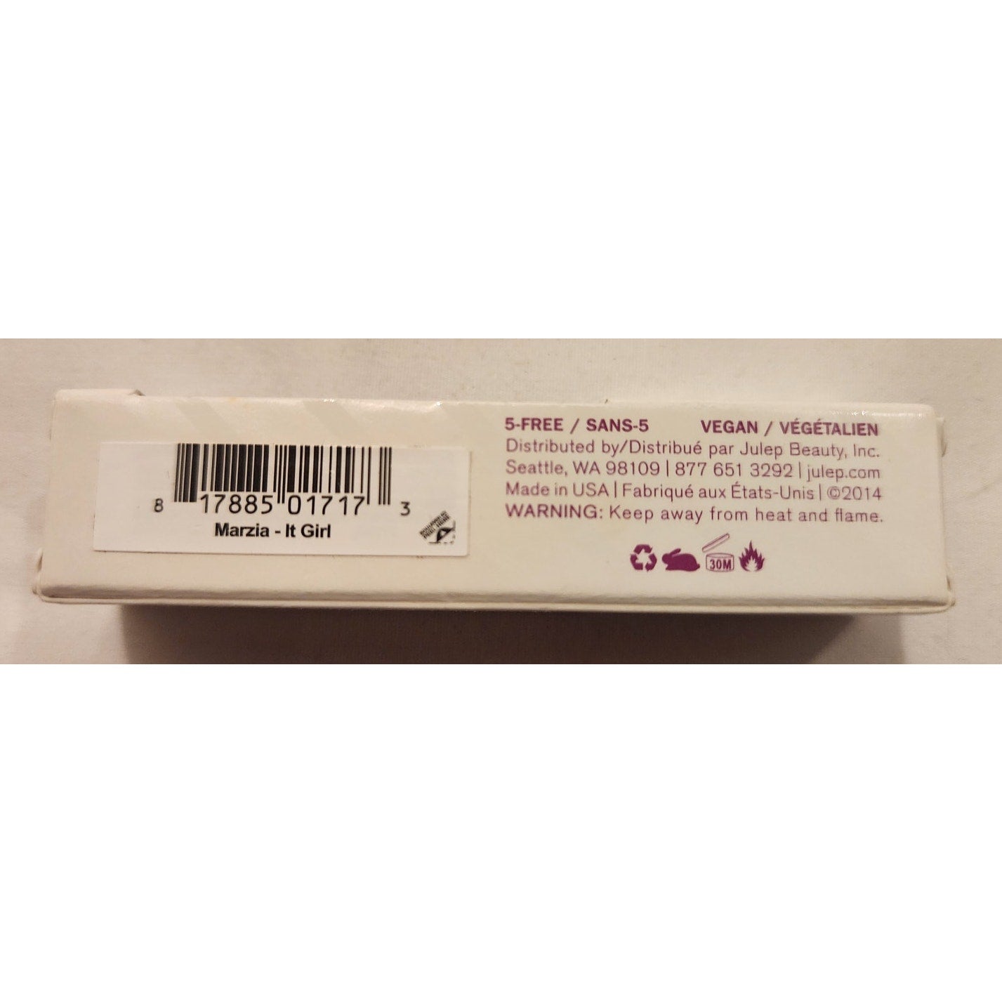 Julip - Vernis A Ongles - Marizia-It Girl - Vegan Lip Color - 8ml, .27 Fl Oz