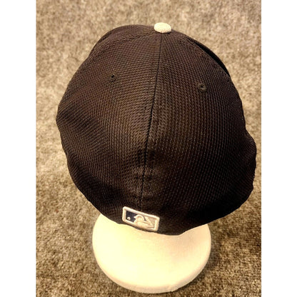 New Era 59FIFTY New York Yankees Fitted Hat Size 8 Black Tan Cap MLB