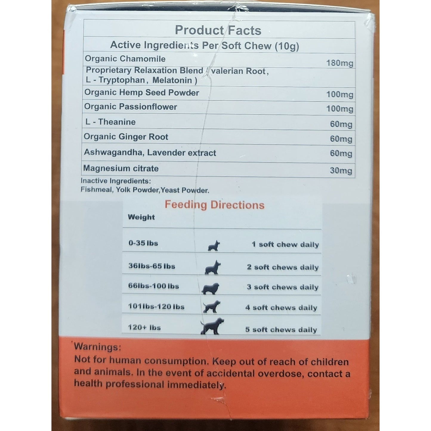 UKNM Calming Chews for Dogs – 100ct Chicken Flavor NEW