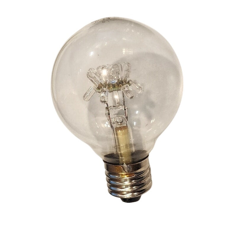 6‑Pack G25A 110V 0.7W LED Round Bulbs – Warm Amber Glow – Cluster LED – New