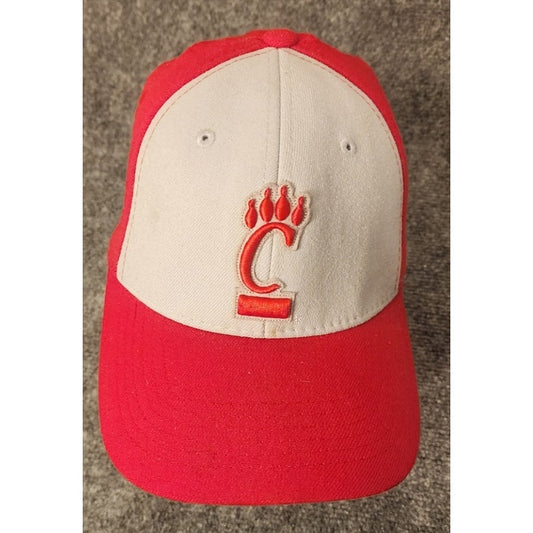 Cincinnati Bearcats Top Of The World Flex Fit Hat Cap Size M L Red White NCAA