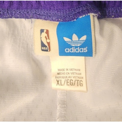 Adidas Mens Size XL Utah Jazz NBA Basketball Shorts Athletic Gym Pockets Navy