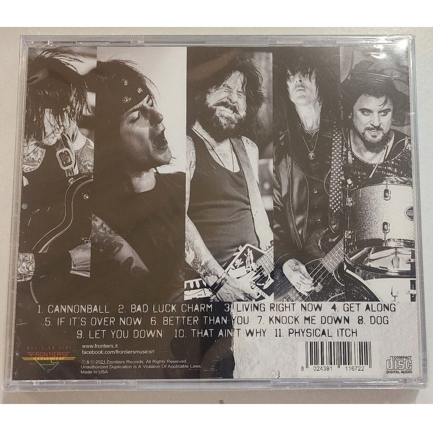 L.A. Guns - Checkered Past CD (2021) New Factory Sealed - Cracked Case, Art Intact