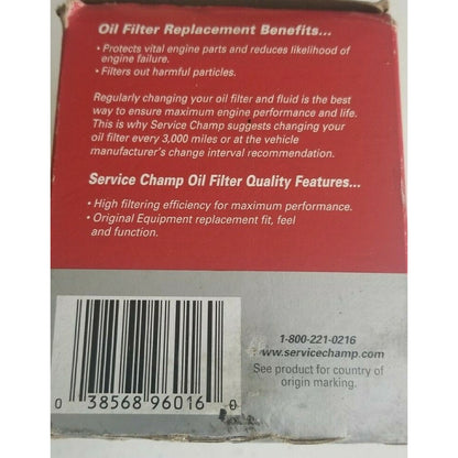 SERVICE CHAMP OIL FILTER OF4457 NEW no Box - Free Shipping in USA