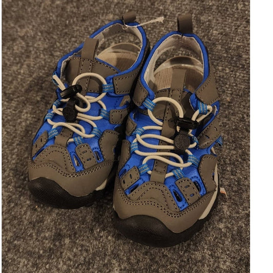 Northside Kids Size 9 Gray Blue Closed Toe Heel Strap Sandals NWOT
