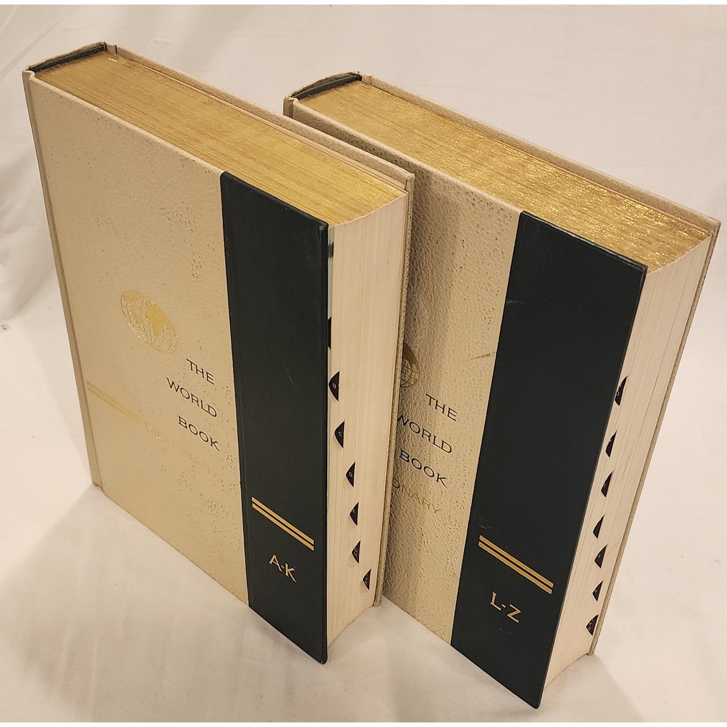 Vintage The World Book Dictionary 2 Volume Set Hardcover Thorndike-Barnhart