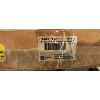 GM 19417481 Window Weather Deflectors Vent Visors Silverado Sierra Crew Cab