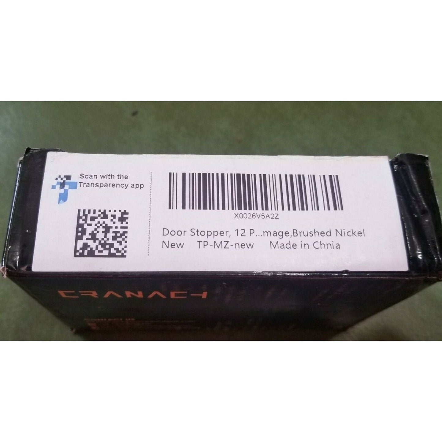 Door Stoppers - Cranach 12 Pack, Brushed Nickel -