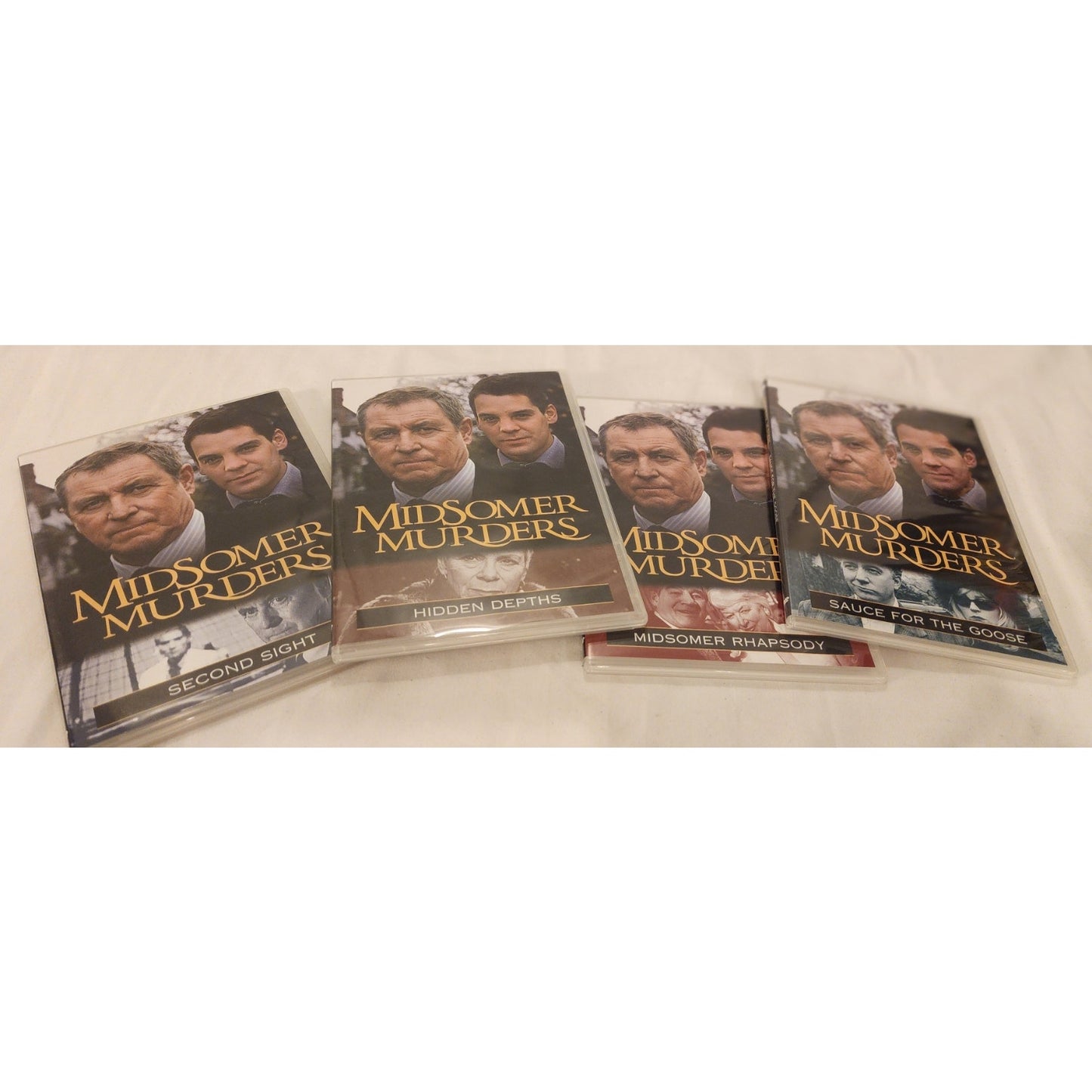 Midsomer Murders Set Ten DVD 4-Disc Box Set Second Sight Hidden Depths Sauce