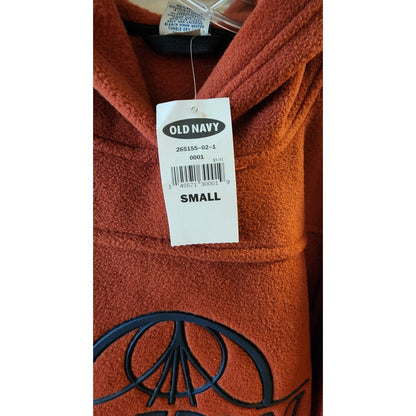 Old Navy Performance Fleece Pullover Hoodie - Rust - Small - Colorado UsREG Logo