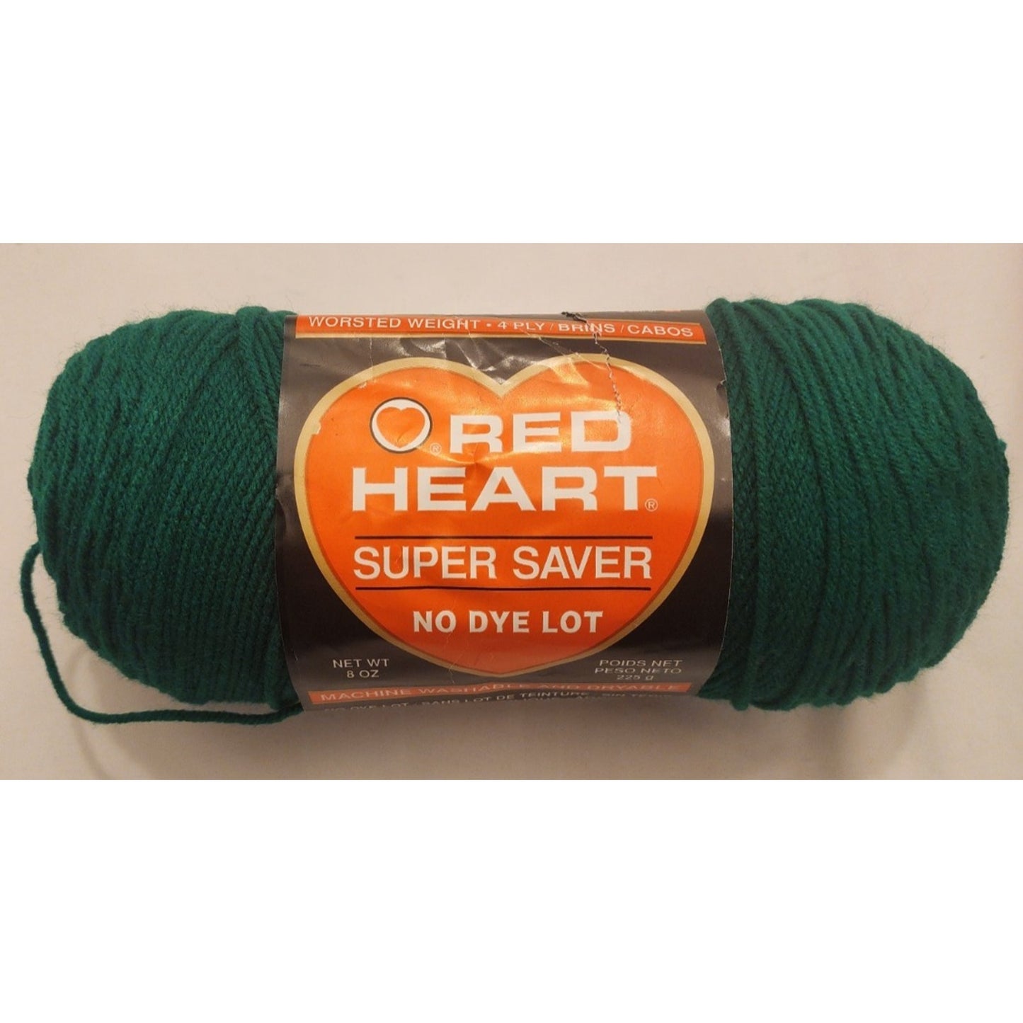 Red Heart - Super Saver - No Dye Lot -368 Paddy Green - 1 Skein