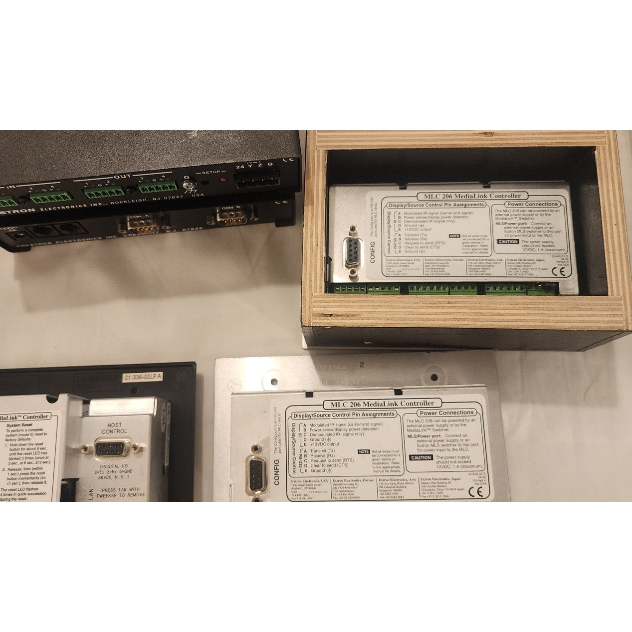 Crestron Extron Commercial AV Control Modules Switchers Installer Master Lot