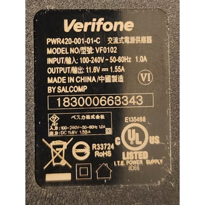 Verifone VF0102 Power Adapter OEM 11.6V 1.55A PWR420-001-01-C Charger POS