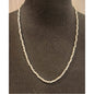 Napier Silver‑Tone Beaded Chain Necklace 23” Signed Vintage Classic