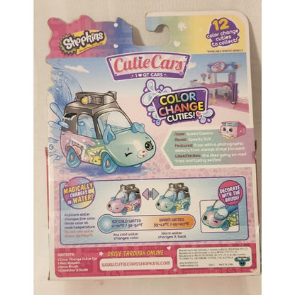 Shopkins - Cutie Cars - QT3 C03 - Speed Camera - Color Changes in water