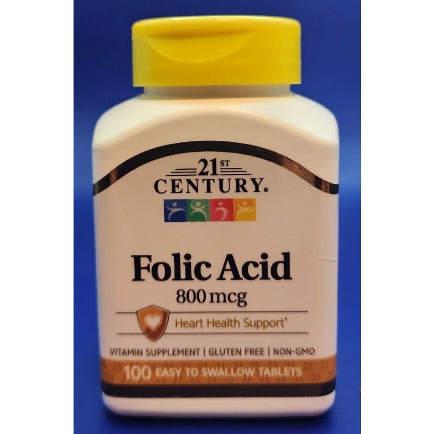 21st CENTURY - Folic Acid - 800mcg - Heart Health Support - 100 tabs
