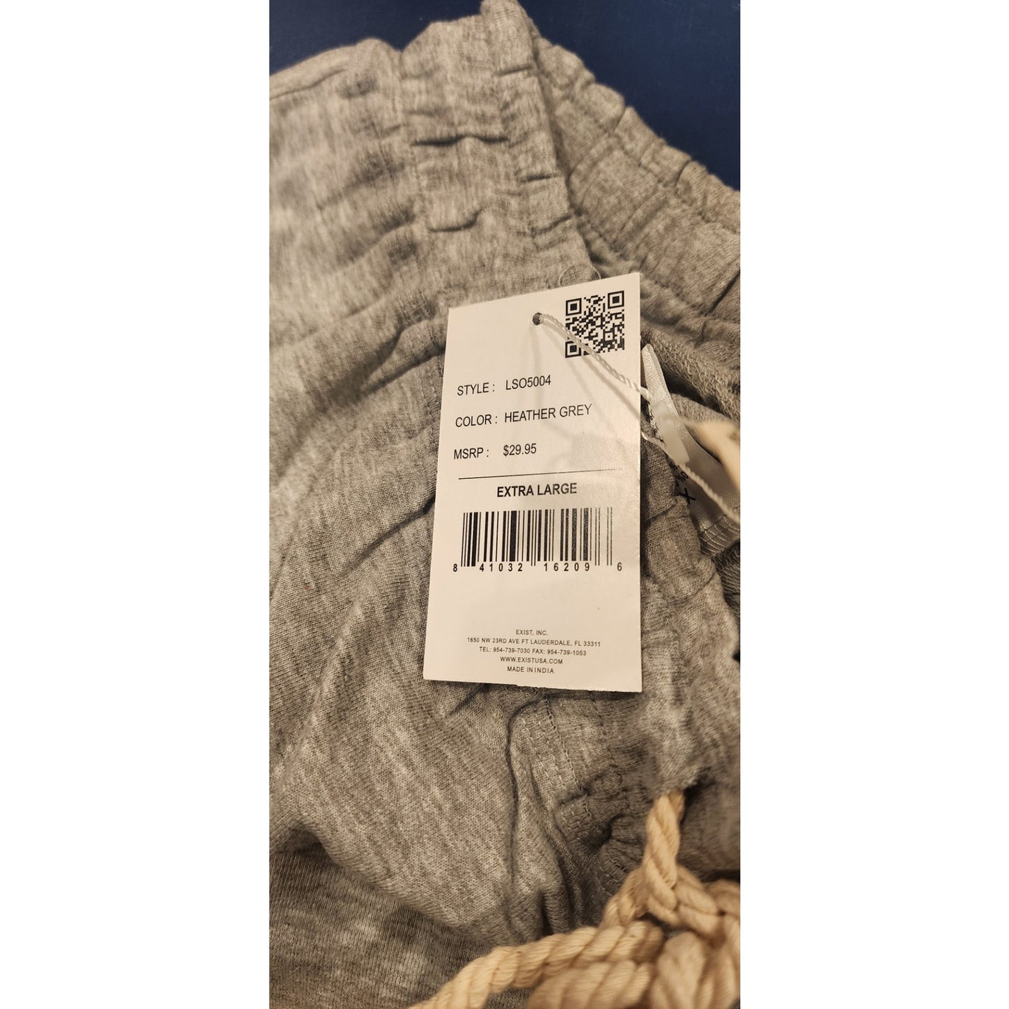 NWT Southern Spirit Heather Grey Smocked Lounge Shorts - Women's Size XL