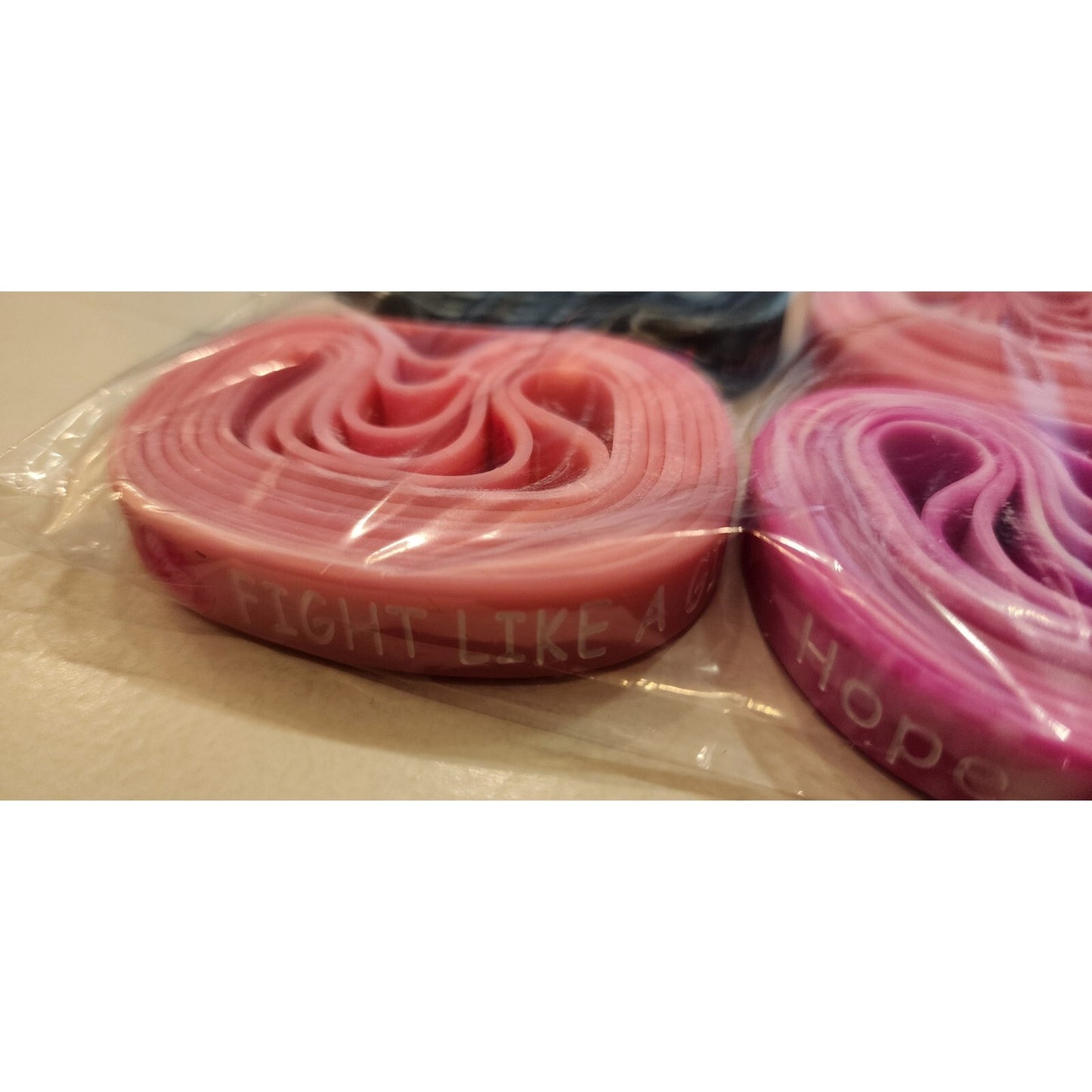 pack of 42 - JUNEBRUSHES - Girl wrist bands with sayings - Great for a party