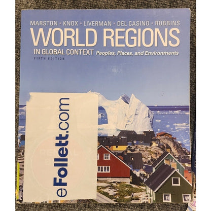 Lot of 2 World Regions in Global Context 5th Ed Textbook 9780321821058 Geography