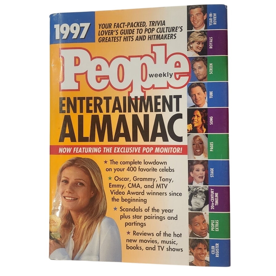 1997 People Weekly Entertainment ALMANAC Hard Back