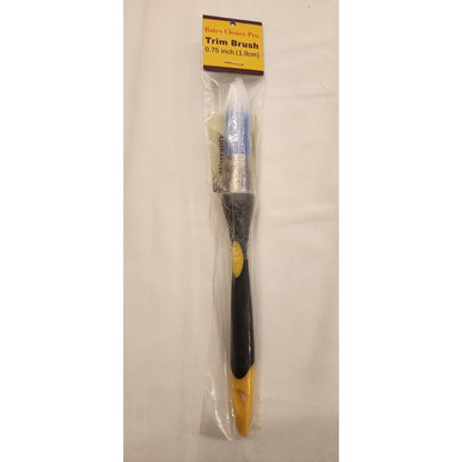 Bates Choice Pro - Trimmer Brush - 0.75 Inch Edger Painting Tool - Yellow-Black