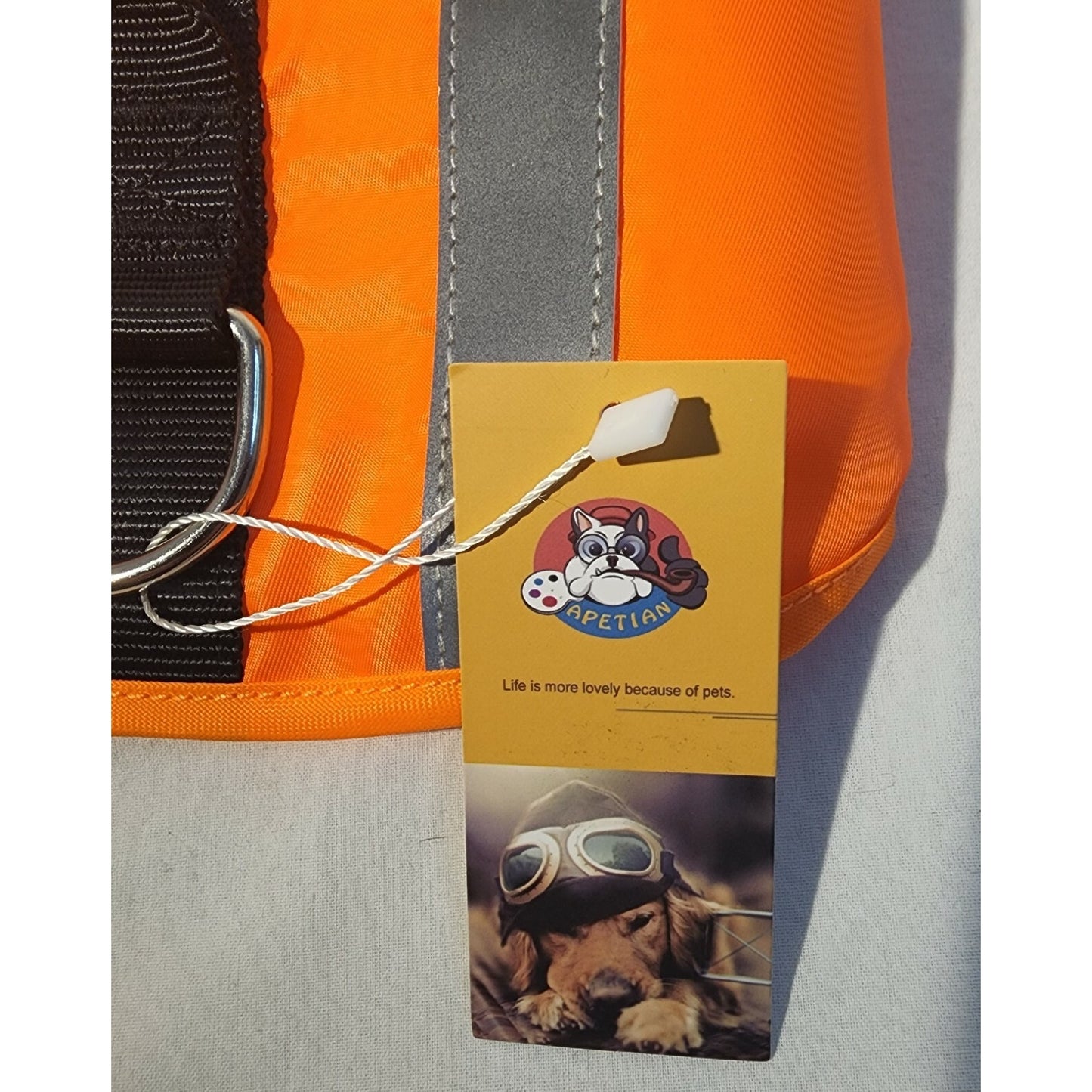 Apetian Dog Life Preserver/Jacket /Life Vest/ Floatation Swimming - Size Small