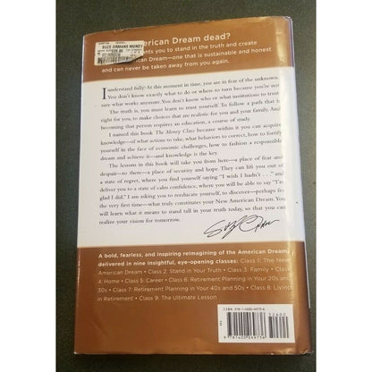 The Money Class - Hard Cover Book - By Suze Orman -