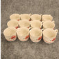 Set of 12 Vintage Epoch Holiday Joy 8200 Christmas Coffee Mugs Cups