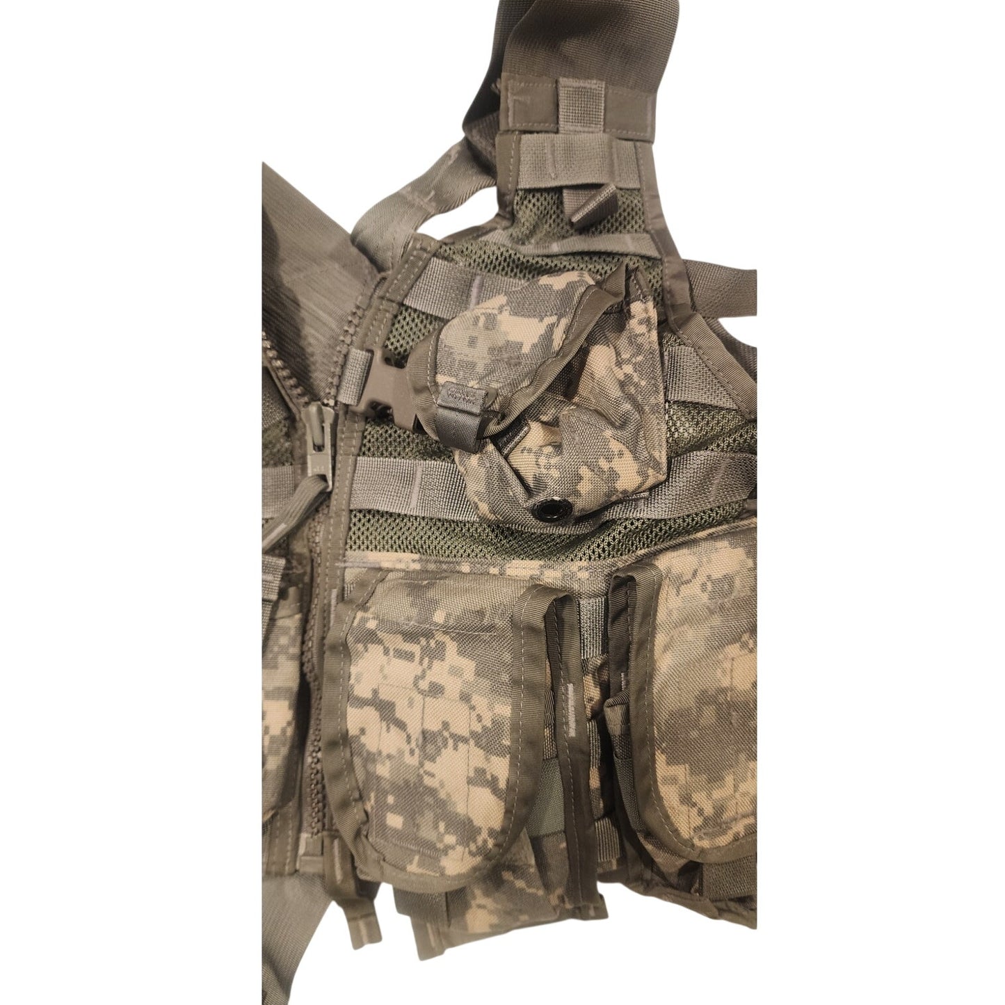 Genuine USGI Military Tactical Vest Plate Carrier Heavy Duty Combat Shell Camo