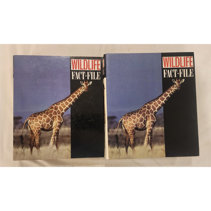 Vtg Wildlife Fact File Binders Lot 2 Groups 1-11 Animal Cards Homeschool