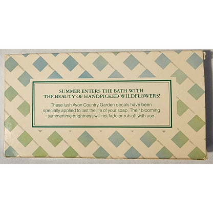 AVON - COUNTRY GARDEN - WILDFLOWERS - HOSTESS SOAPS - 3 oz. each