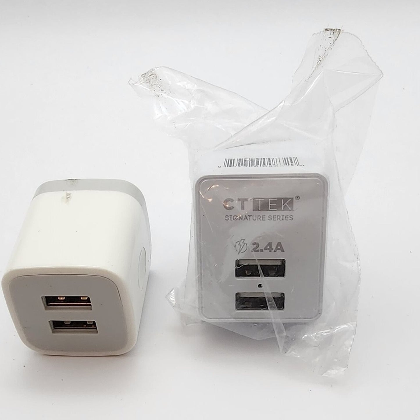 Dual USB Ports - Wall Chargers - Different Brands - Both New - chargers only