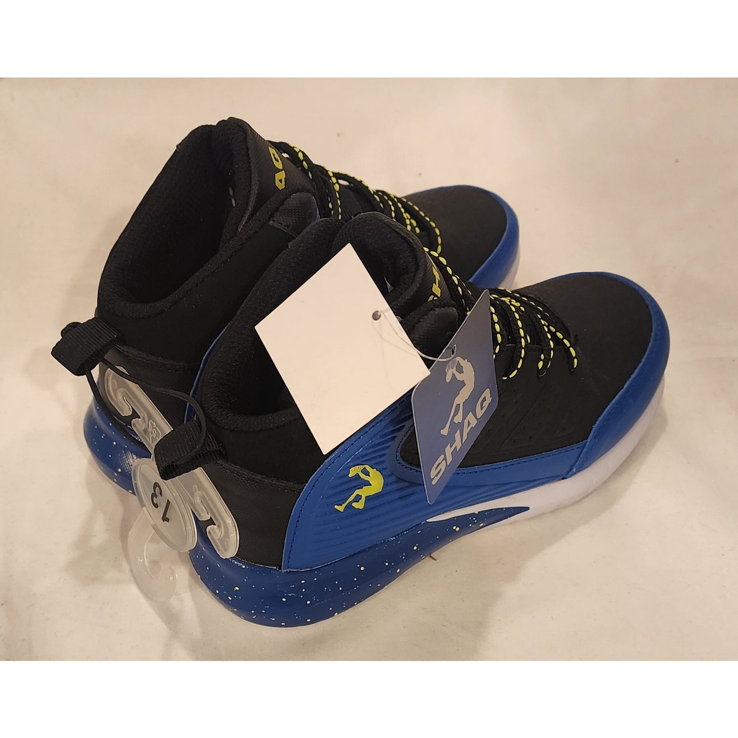 Shaq Precision Hi‑Top Youth Sneakers Size 13 Royal/Black – New With Tags