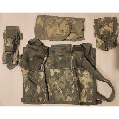 US Military ACU MOLLE Pouch Lot – 4 Pieces – Utility & Mag Pouches