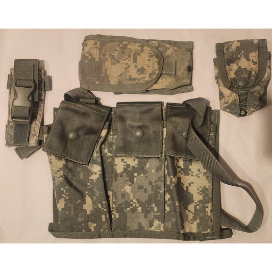 US Military ACU MOLLE Pouch Lot – 4 Pieces – Utility & Mag Pouches