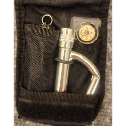 Multitech M-Tech Adventure Pack Belt Loop Flashlight Knife Compass Multi-Tool