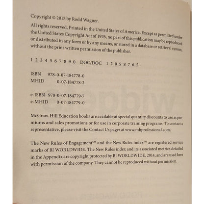 Widgets – Rodd Wagner – 12 New Rules for Managing Employees – Hardcover