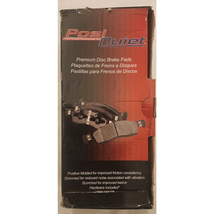 PosiQuiet - 106.07110 - Extended Wear Brake Pad Set - Includes Hardware Kit
