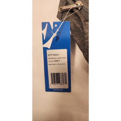 Entchin - Grey - Belt bag - 4 Zipper Pockets - Sling Bag - Men or Women