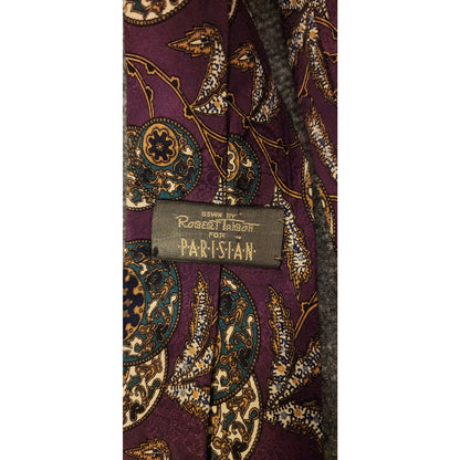 Robert Talbott Parisian Men Silk Necktie Made in USA Classic Business Formal Tie