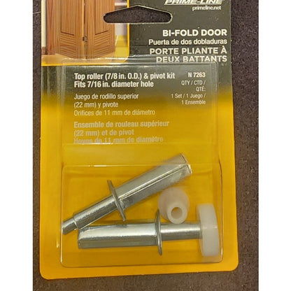Prime‑Line Bi‑Fold Door Pivot & Guide Wheel Kit – N 7263 – 7/8" Roller