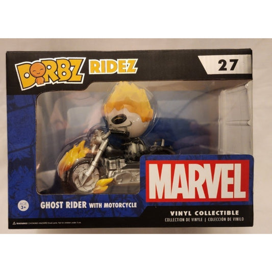 Funko - Dorbz Ridez - GHOST RIDER w/MOTORCYCLE - VINYL FIGURE SET #27 - Marvel