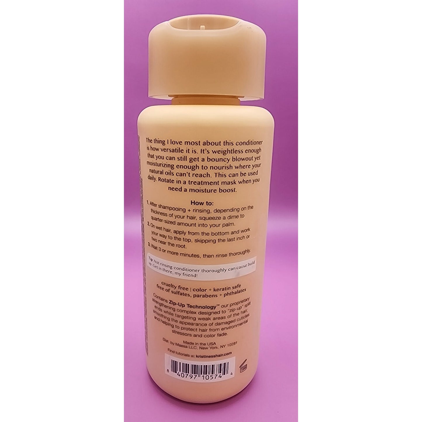 THE ONE - Signature Conditioner by Kristin Ess - 10fl oz - zip up technology