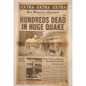 OCT. 18, 1989 - SAN FRANCISCO Chronicle - "EXTRA" - Hundreds Dead in Huge Quake