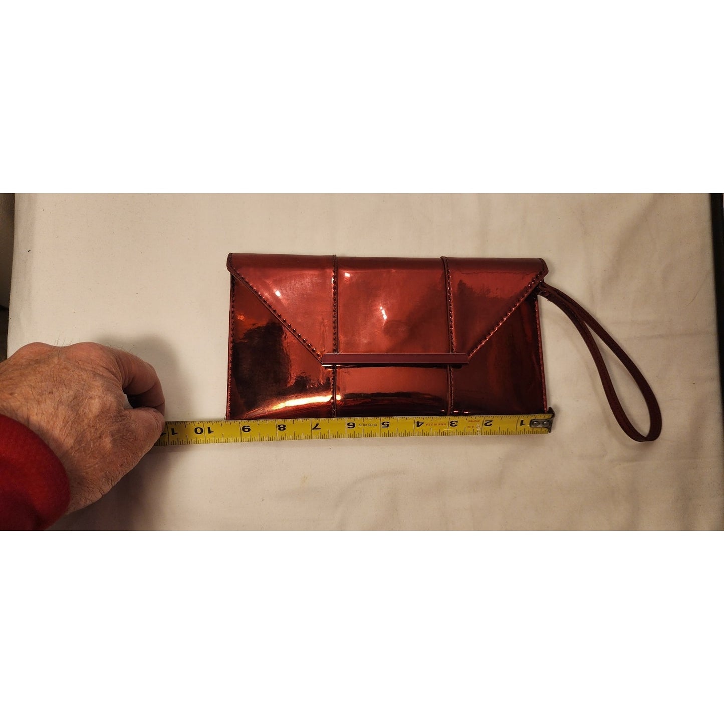 ALDO - Red - Black inside - Wristlet Clutch Purse Bag - Long Handbag Wallet