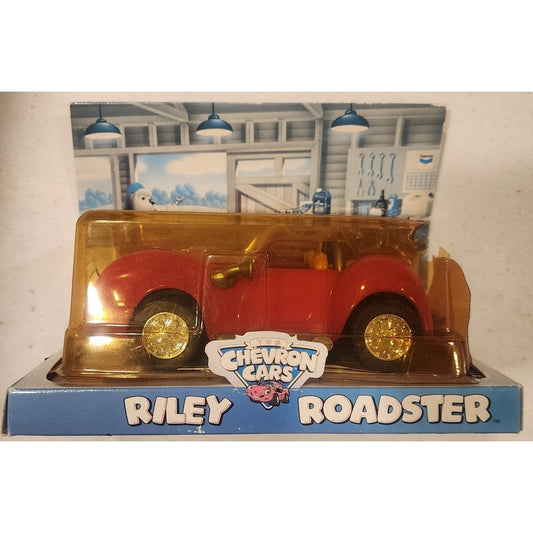 Vintage Riley Roadster Toy Car New In Original Package Yellowed Broken Plastic