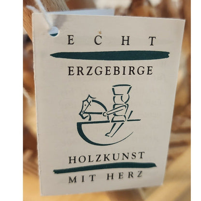Echt Erzgebirge Holzkunst German Wooden Christmas Pyramid Carousel 12" Open Box